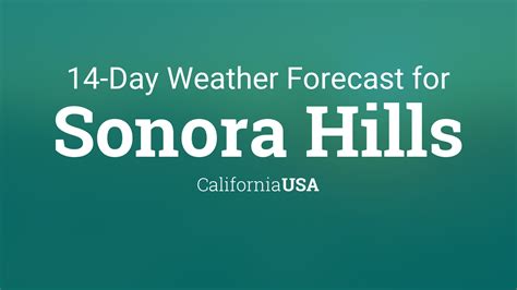 Sonora weather - Predicting the weather has long been one of life’s great mysteries — at least for regular folks. Over the years, you’ve probably encountered a few older adults — maybe even your ow...
